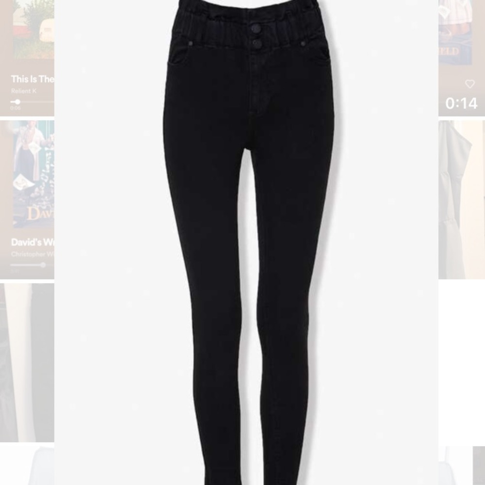 High-waisted Skinny Ankle Jeans